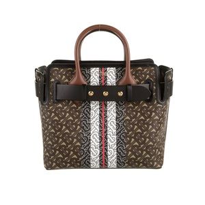 👜🥰 Classic & Classy Burberry TB Monogram Handle Bag EUC 😘👜